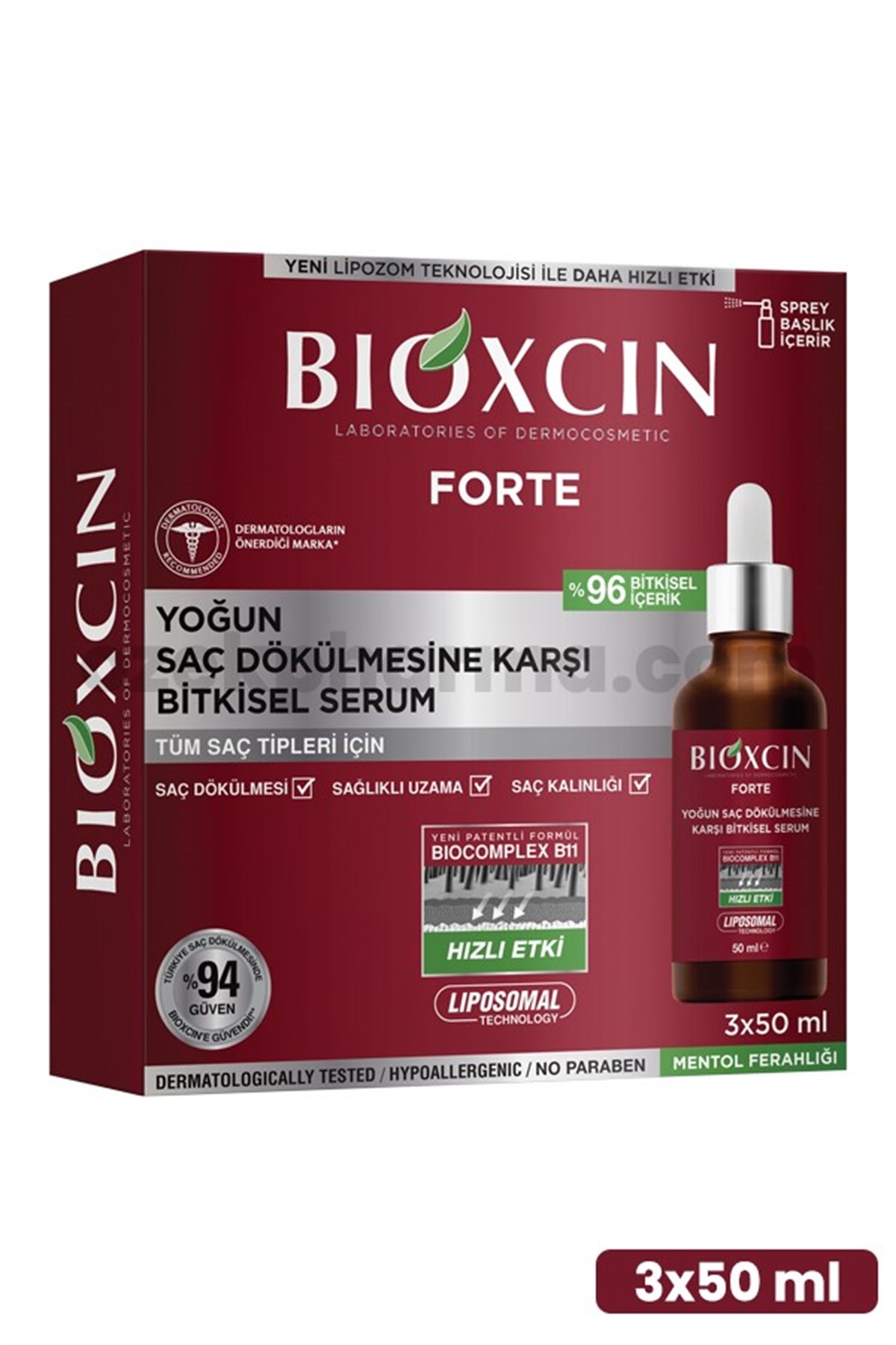 Bioxcin Forte Serum 3x50 ml