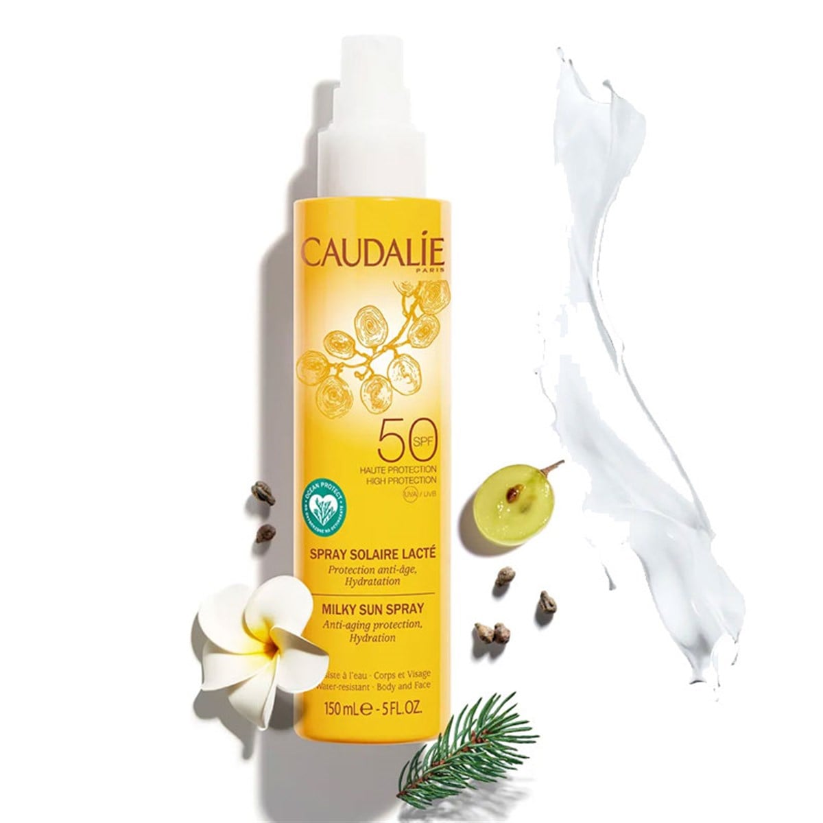 Caudalie Kırışıklık Karşıtı Güneş Koruyucu SPF50 Yüz ve Vücut Sütü 150 ml
