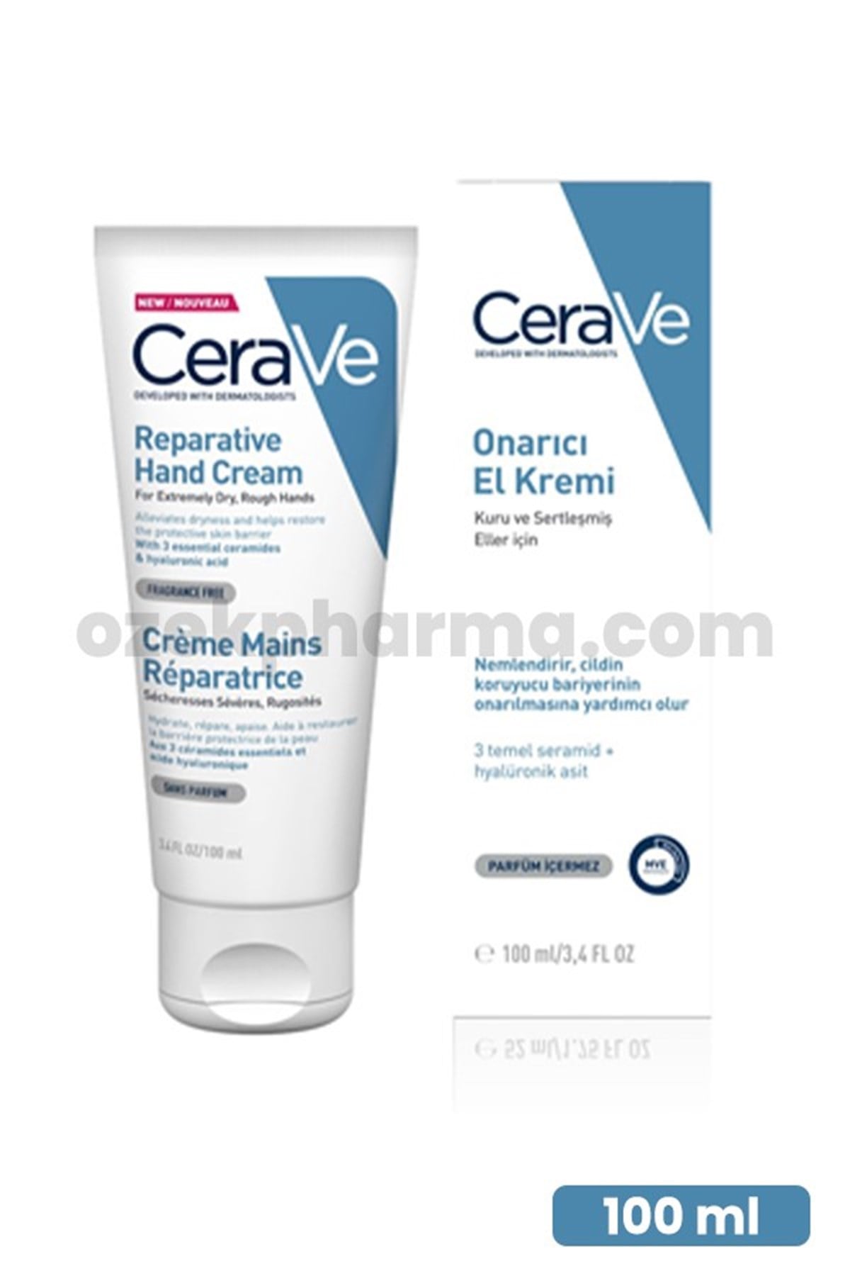Cerave Onarıcı El Kremi 100 ml