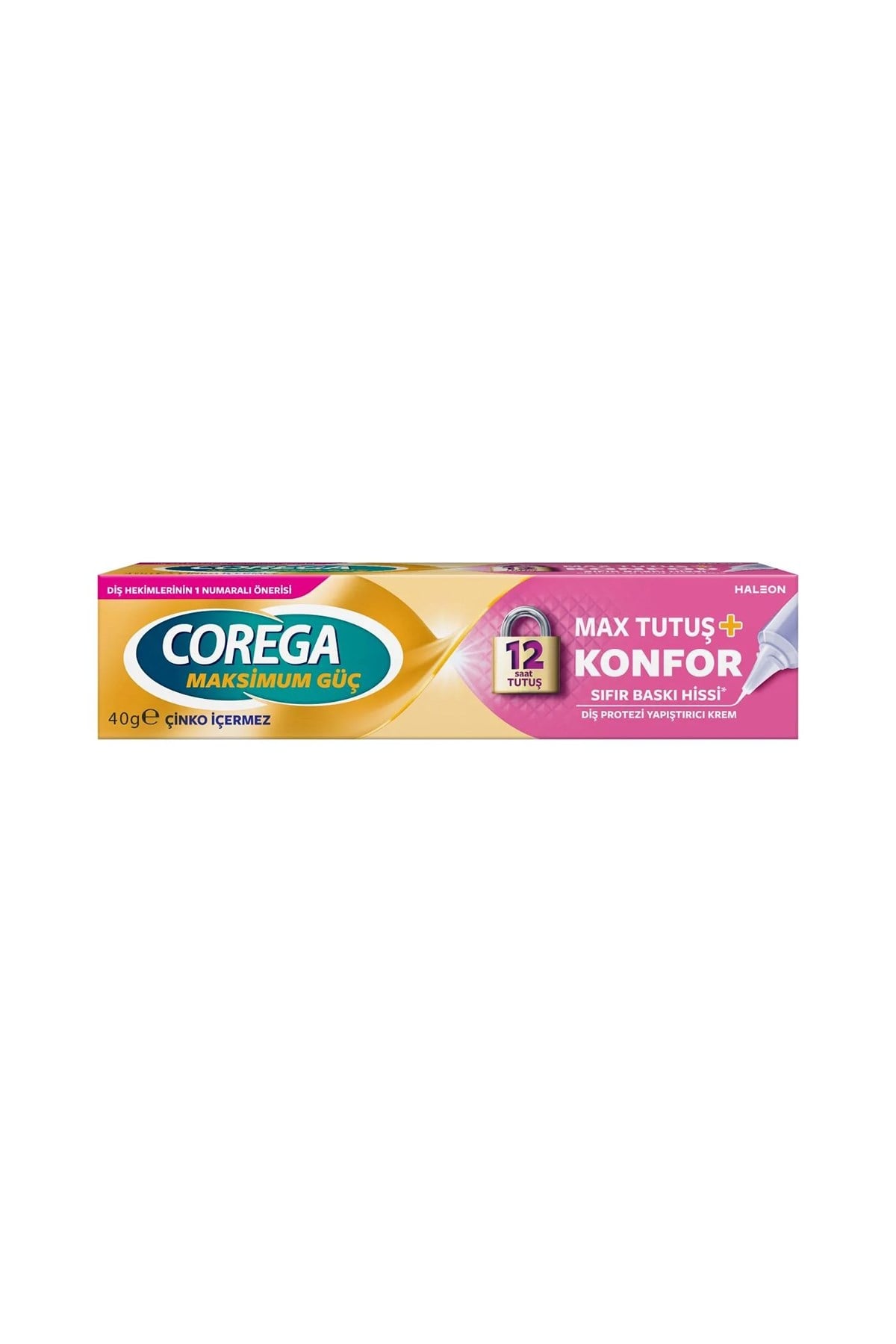 Corega Maksimum Güç Max Tutuş Konfor Diş Protezi Yapıştırıcı Krem 40 gr