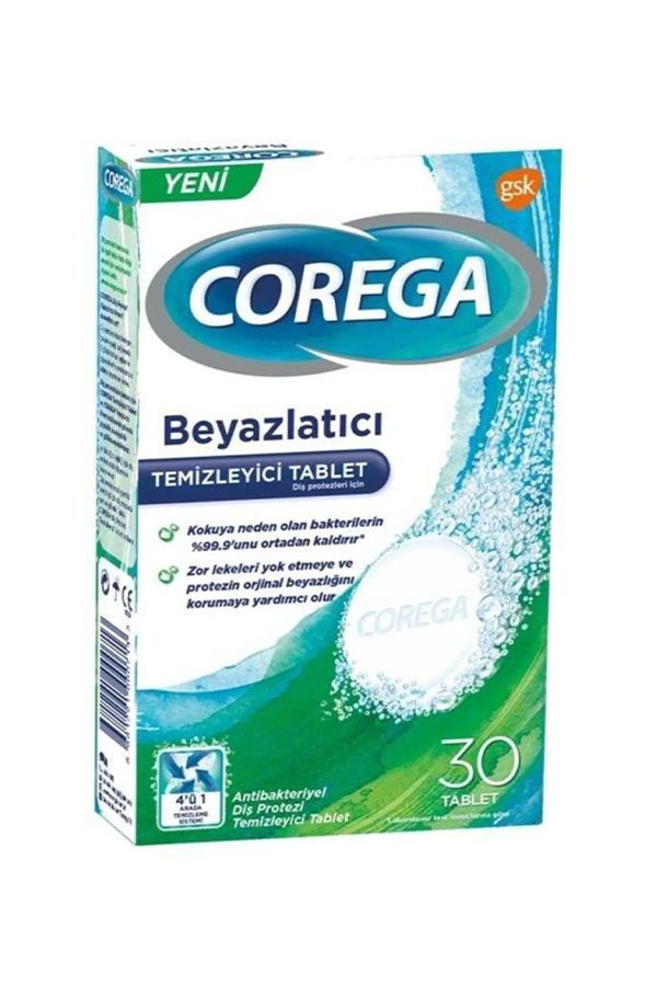 Corega Temizleyici Beyazlatıcı 30 Tablet
