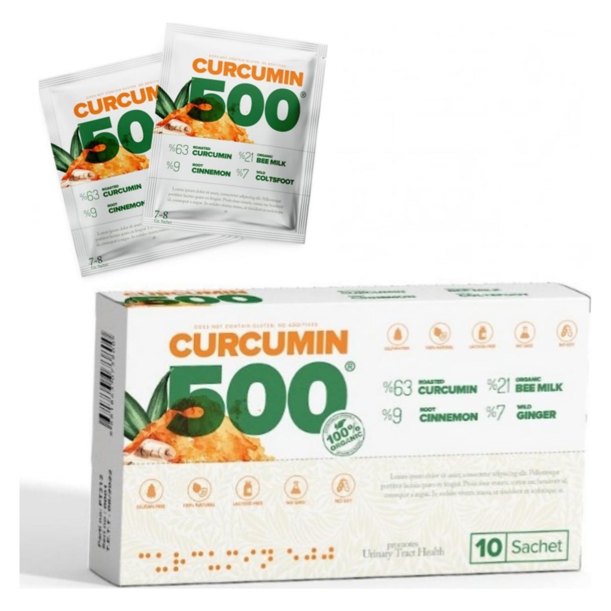 Curcumin 500 10 şase x 6 g