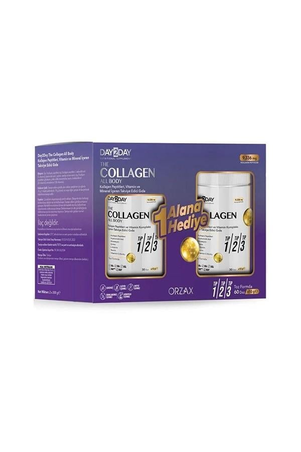 Day2day The Collagen All Body Toz 300 gr - 1 Alana 1 Bedava
