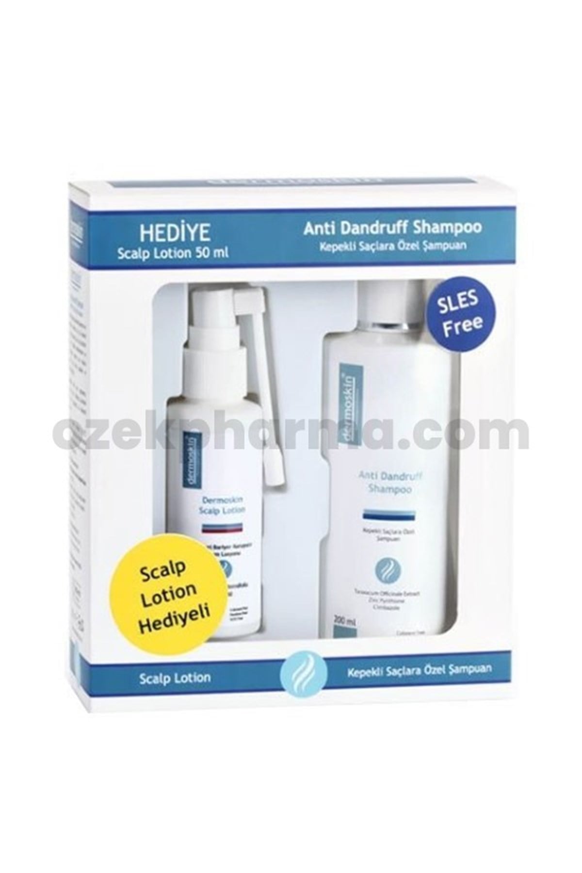 Dermoskin Anti Dandruff Şampuan+Scalp Lotion Kepek Önleyici