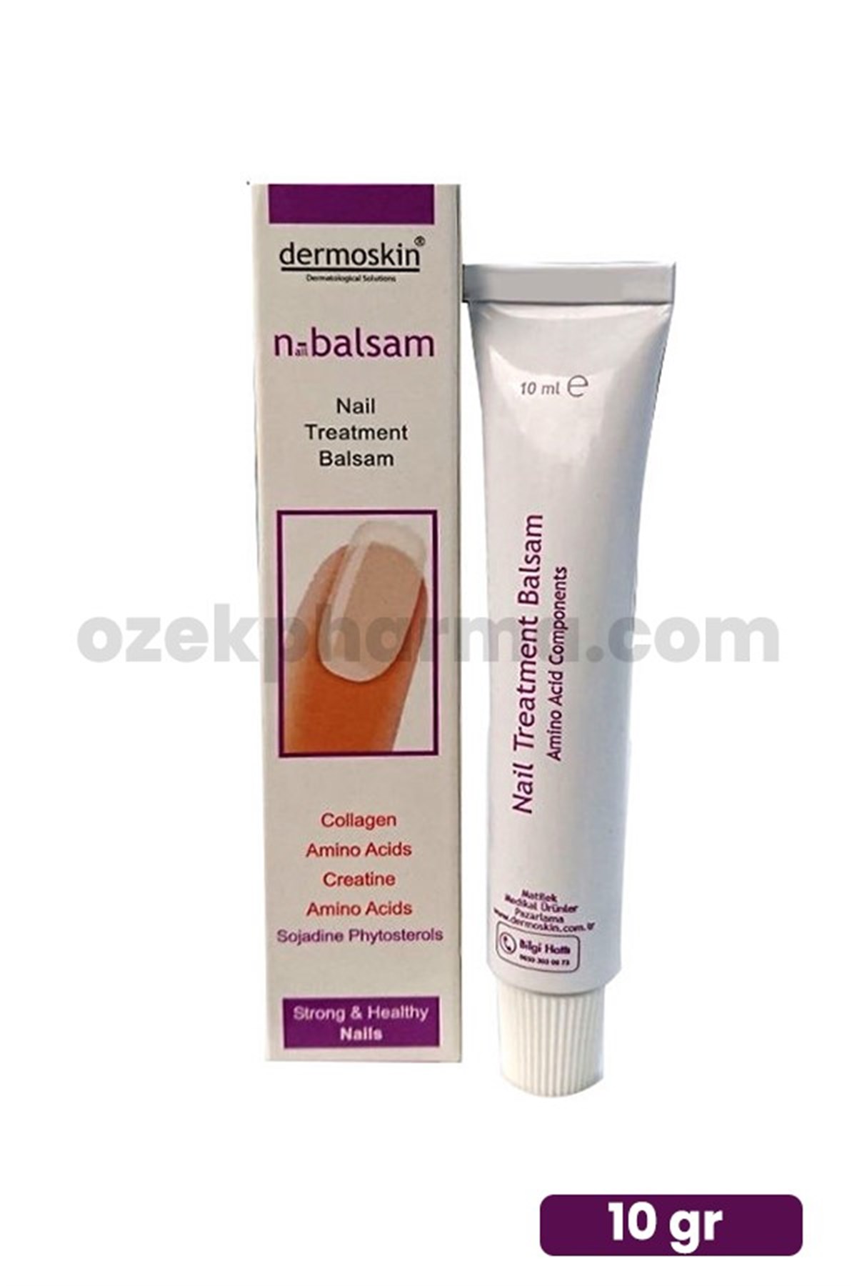 Dermoskin N Balsam Tırnak Bakım Kremi 10ml