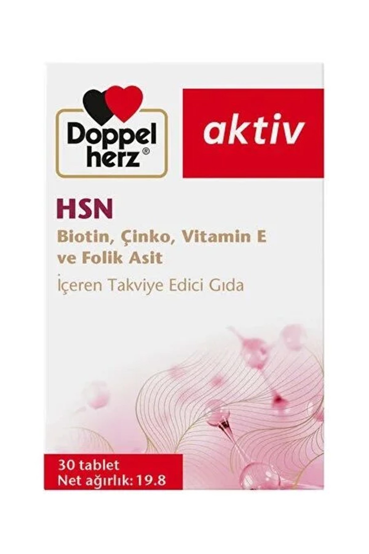 Doppelherz Hsn Biotin Çinko Vitamin E ve Folik Asit 30 Tablet