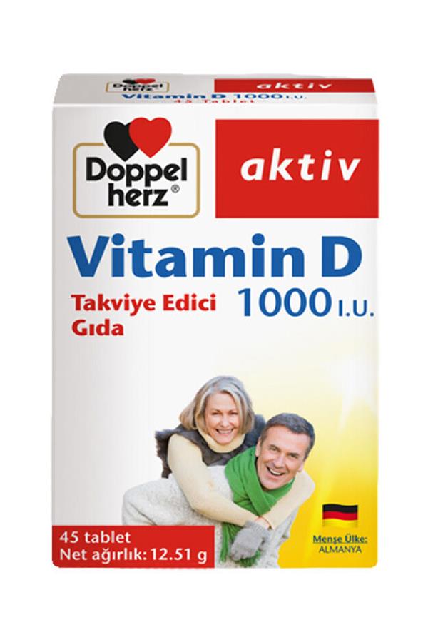 Doppelherz Vitamin D 1000 IU 45 Tablet