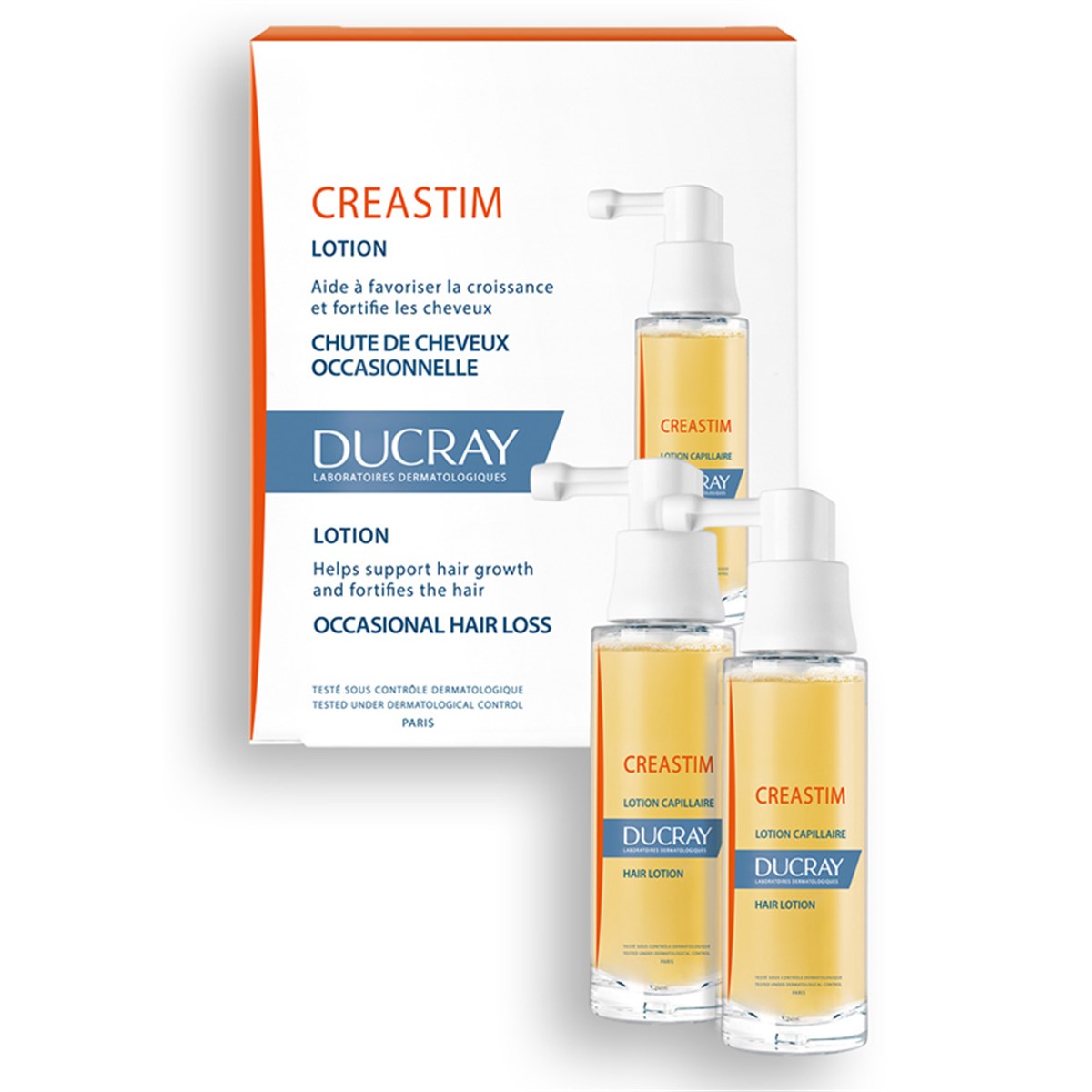 Ducray Creastim Lotion 30 ml 2'li  Saç Dökülmesine Karşı Bakım Losyonu 