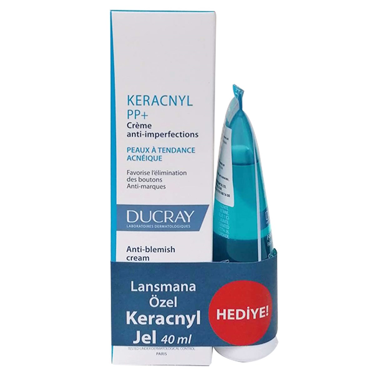 Ducray Keracnyl PP Cream 30 ml Keracnyl Jel 40 ml Hediye
