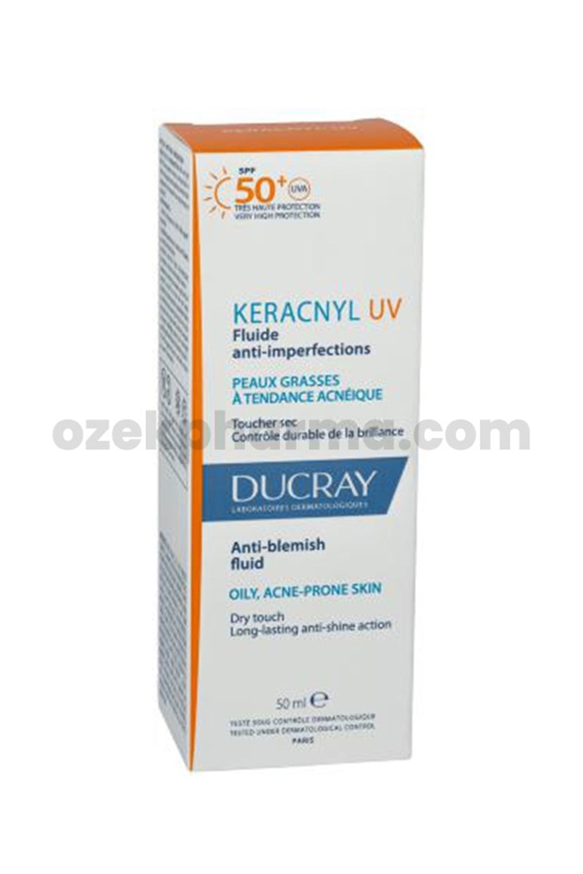 Ducray Keracnyl UV Fluide Anti İmperfections Spf50+ 50 ml