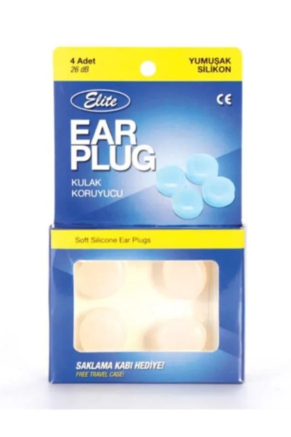 Elite Silikon Kulak Tıkacı 4'lü