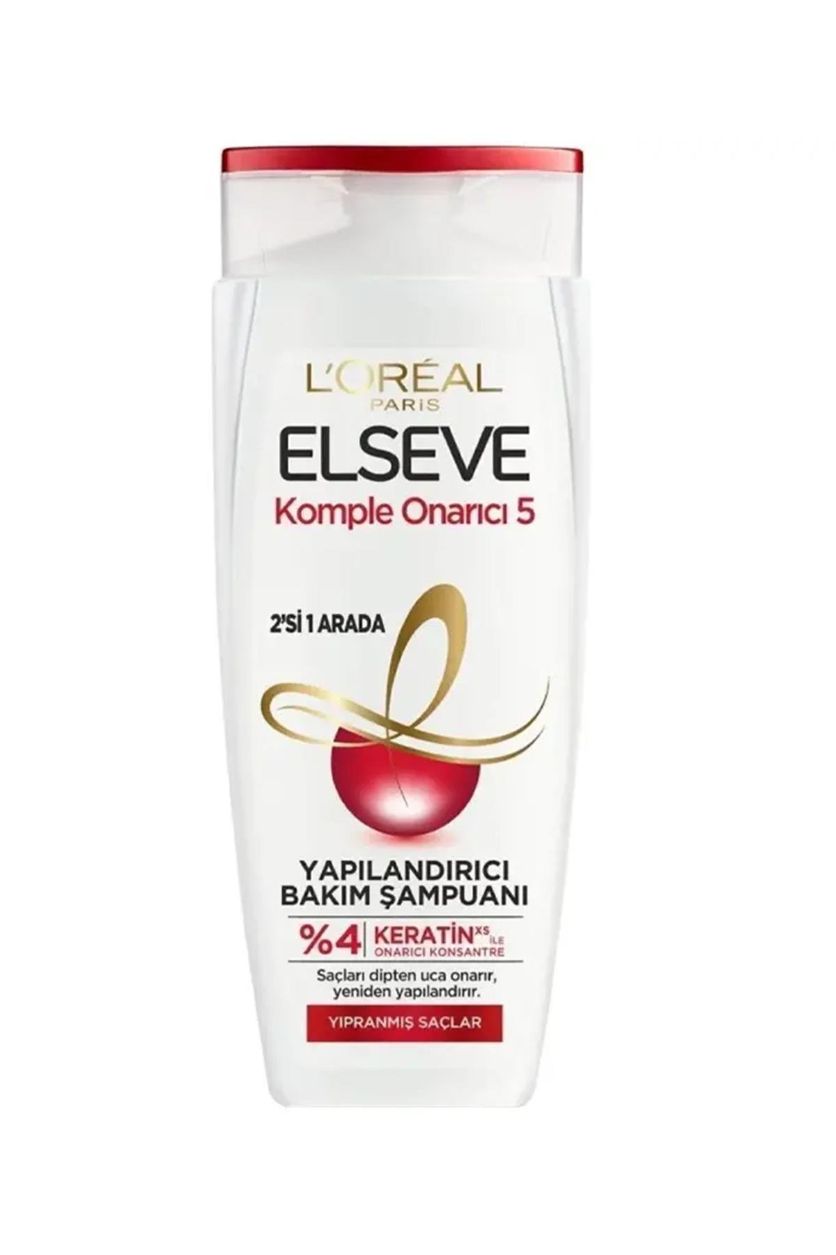 ELSEVE Comple Onarıcı 5 2'si 1 Arada Yapılandırıcı Bakım Şampuanı 360ml