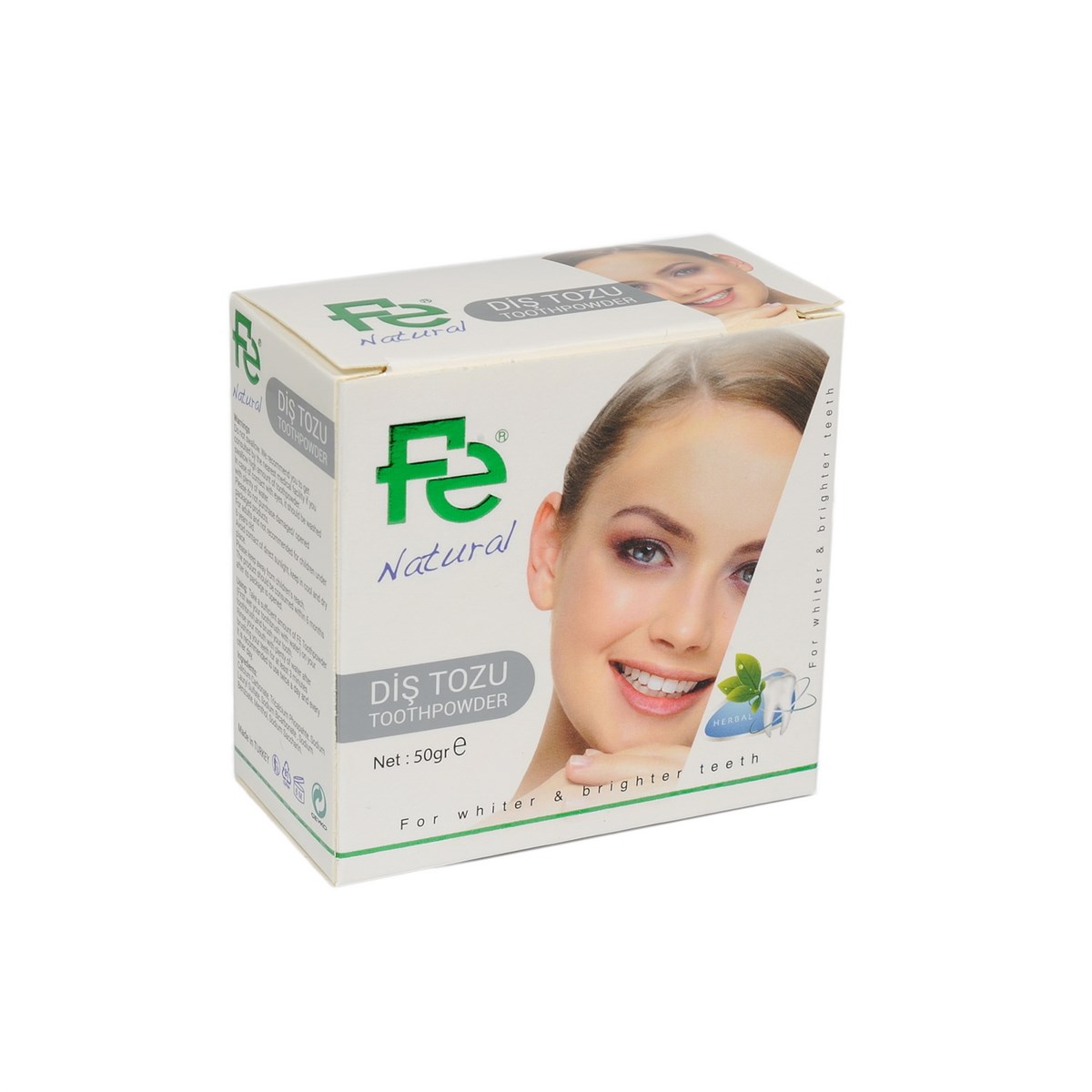 Fe Diş Tozu Naturel Herbal 50 gr