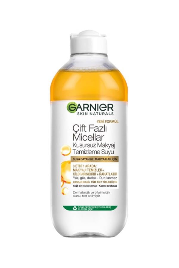 GarnierÇift Fazlı Mıcellar Kusursuz Makyaj Temizleme Suyu 400 ml