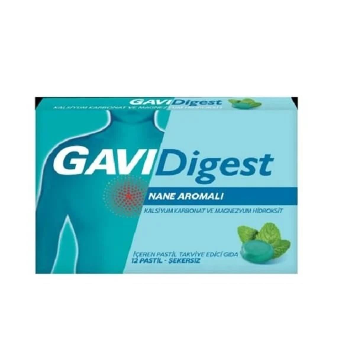 GaviDigest Nane Aromalı 12 Pastil
