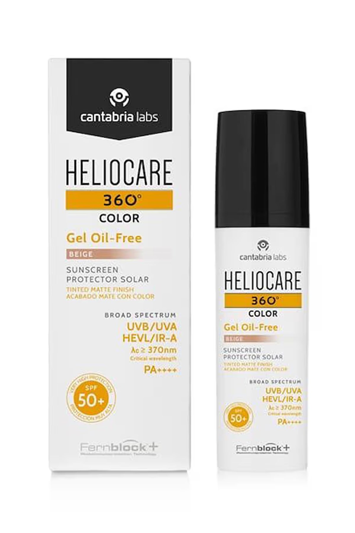Heliocare 360 Color Gel Oil-Free Beige SPF50+ 50 ml