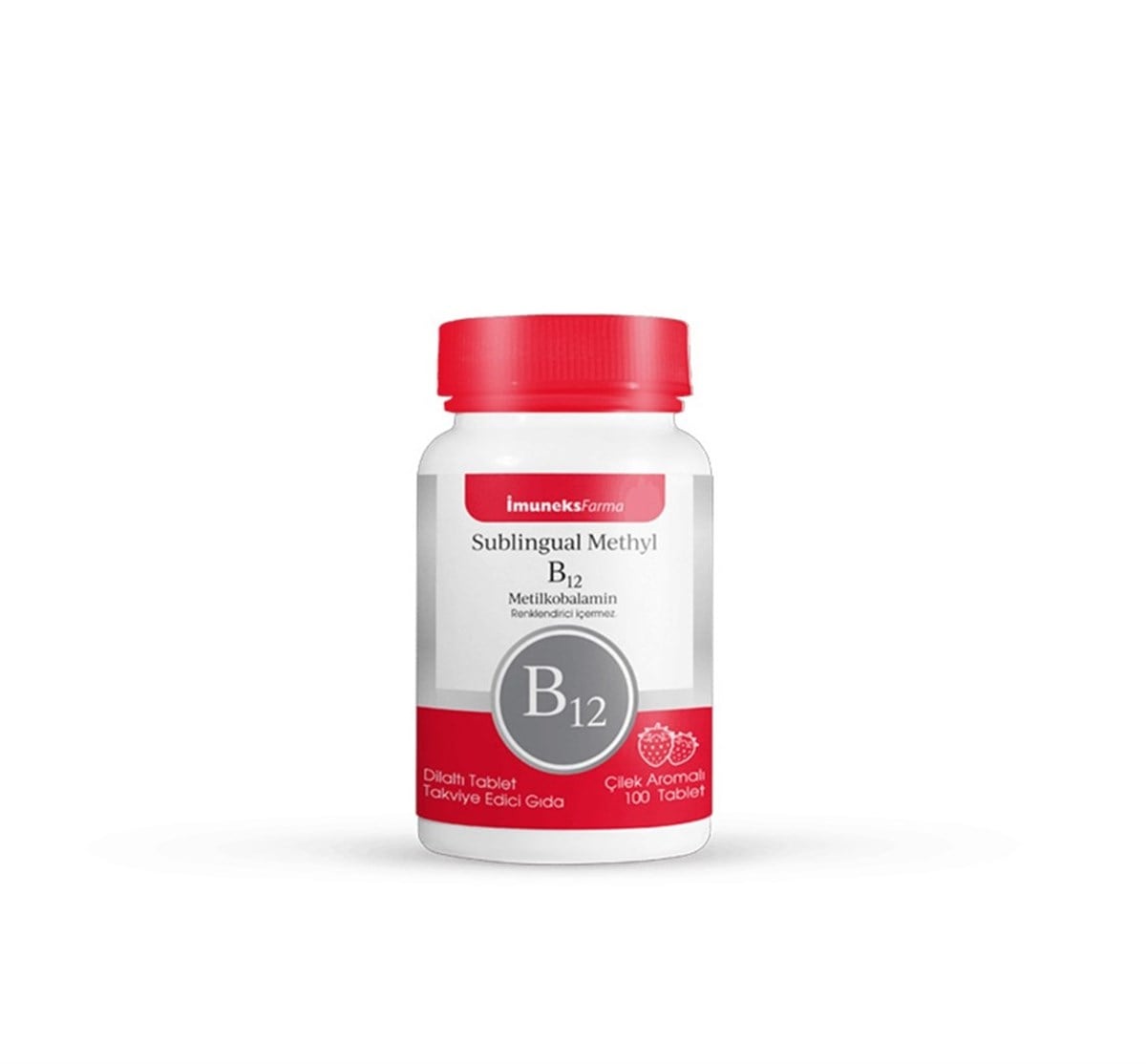İmuneksFarma Sublingual Methyl B12 100 Tablet-Çilek
