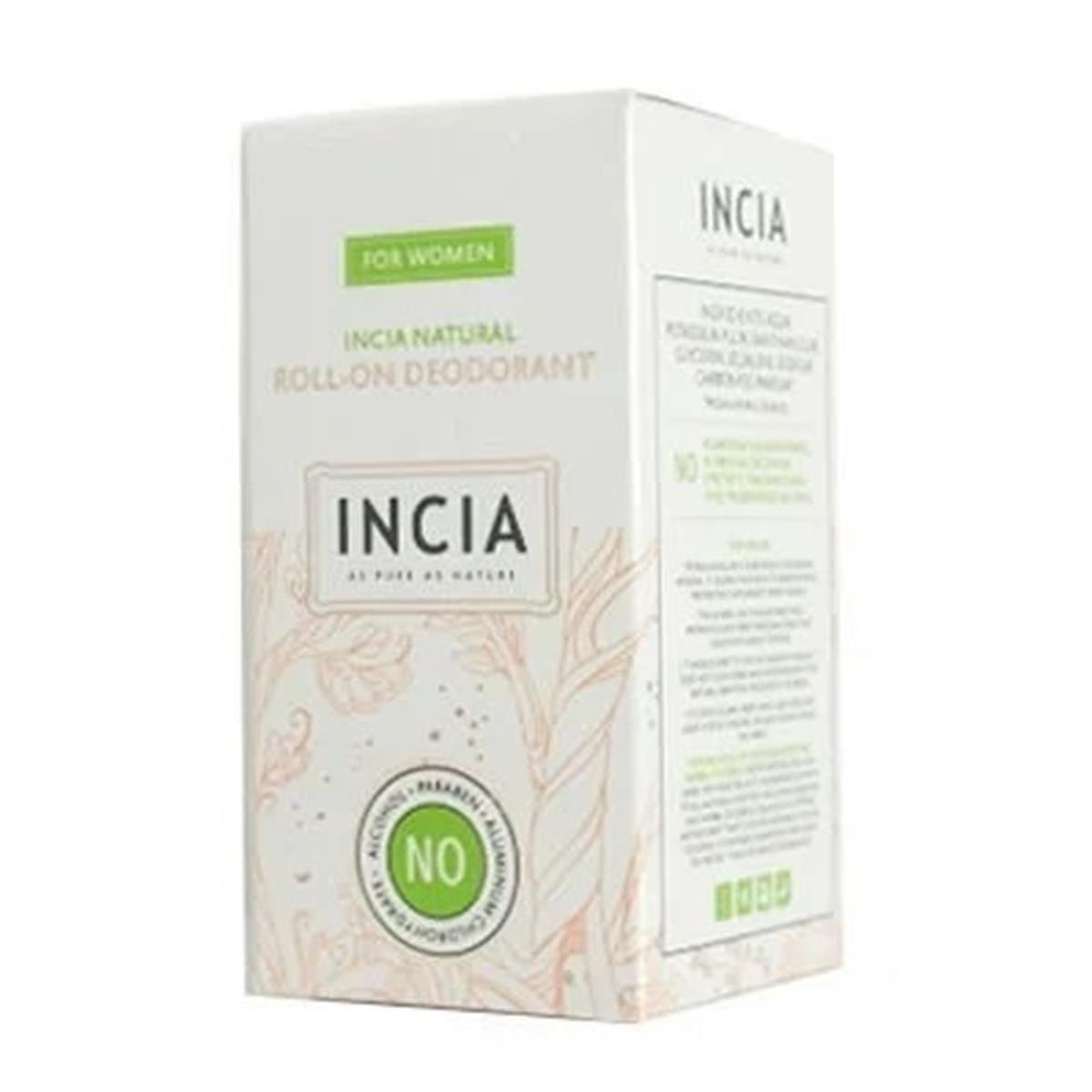 İncia Natural Roll On Deodorant 50 ml -For Women