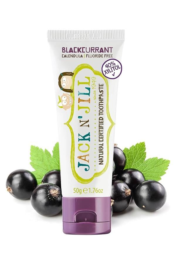 Jack N' Jill Blackcurrant Frenk Üzüm Aromalı Doğal Diş Macunu 50g