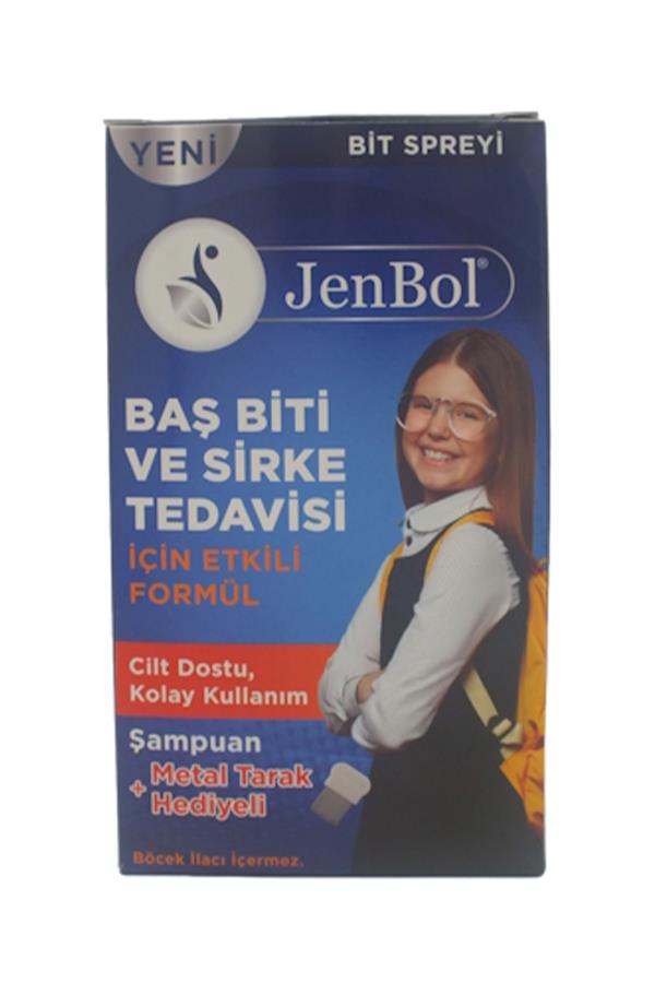 Jenbol Bit Spreyi 100 ml + Şampuan 150 ml - Çelik Tarak Hediyeli