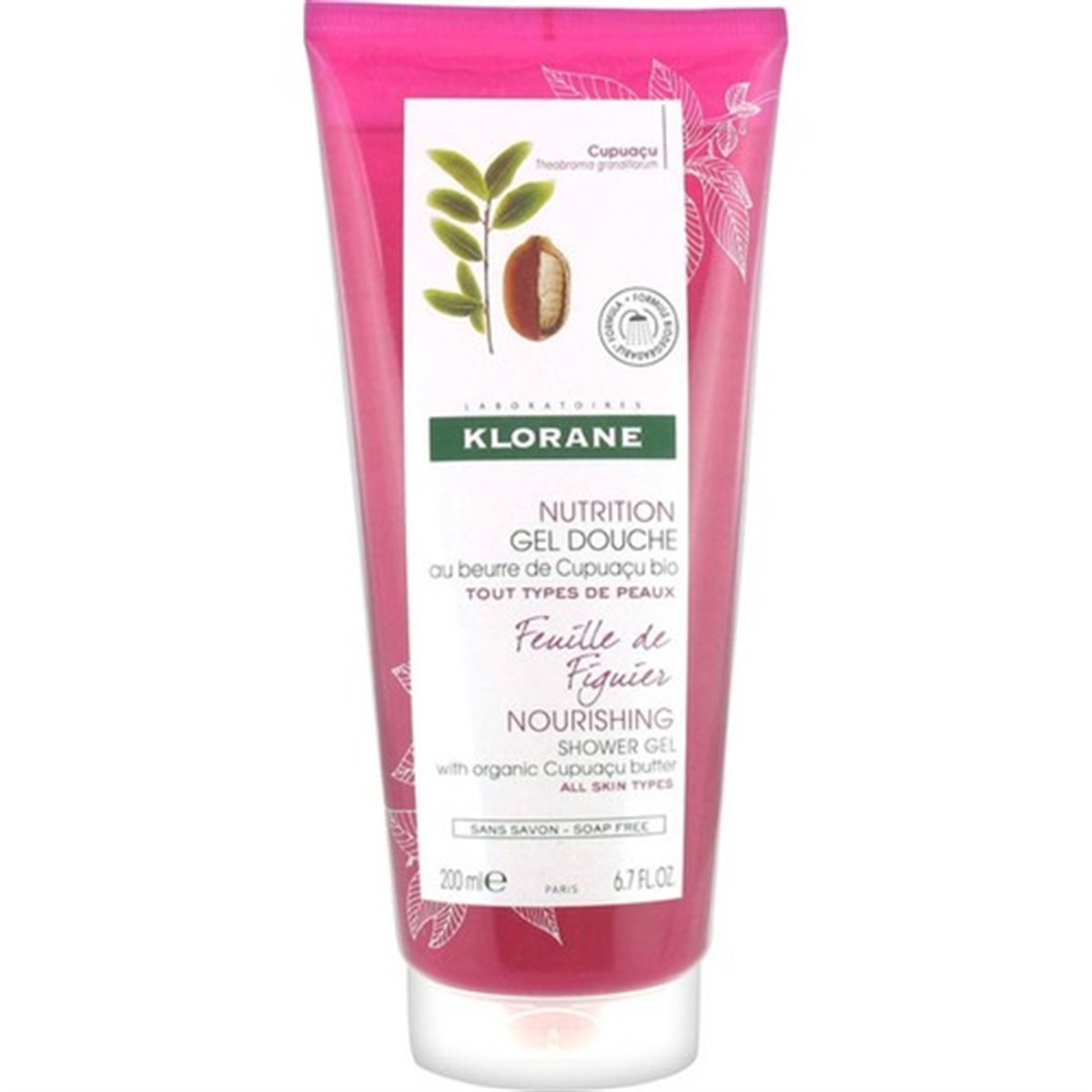 Klorane Gel Douche Surgras Feuille Shower Duş Jeli 200 ml