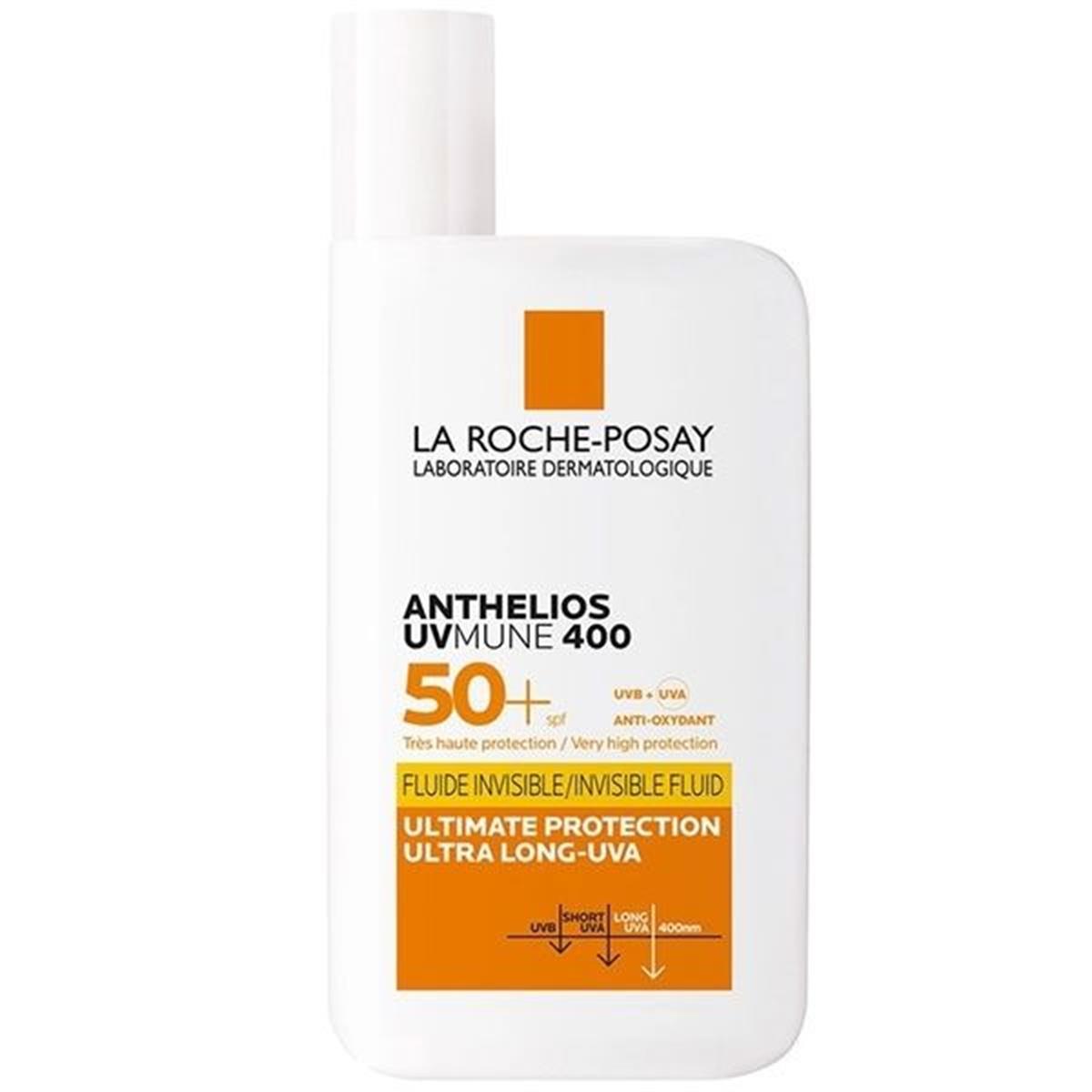 La Roche Posay Anthelios Invisible Fluid Yüz Güneş Kremi Normal/Karma Ciltler SPF50+