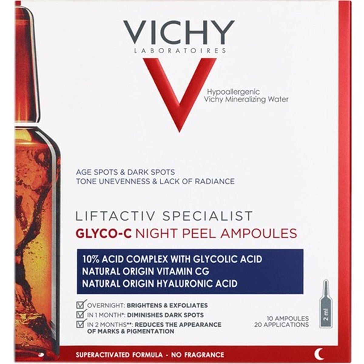 Vichy Liftactiv Glyco-C Leke Karşıtı Ampul 10X2 mlLeke GidericiVICHYVichy Liftactiv Glyco-C Leke Karşıtı Ampul 10X2 ml - ozekpharma.comVichy Liftactiv Glyco-C Leke Karşıtı Ampul 10X2 ml