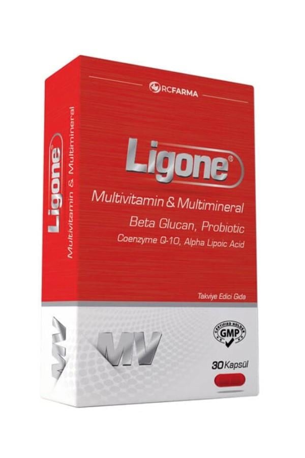 Ligone Beta Glucan Probiotic Multivitamin 30 Kapsül