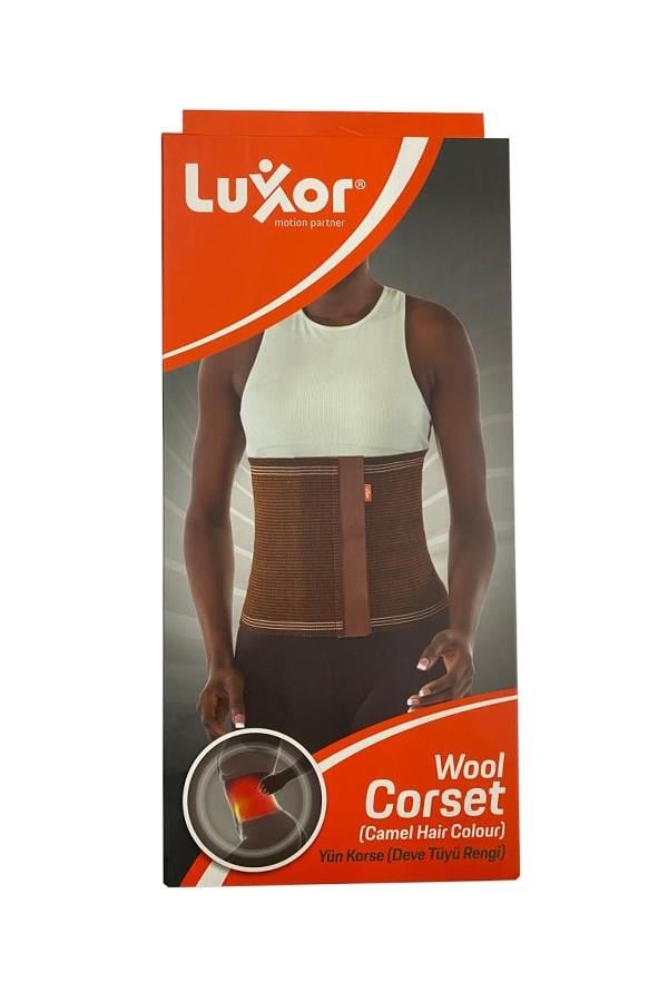 Luxor 315 Deve Tüyü Rengi Yün Korse - Medium