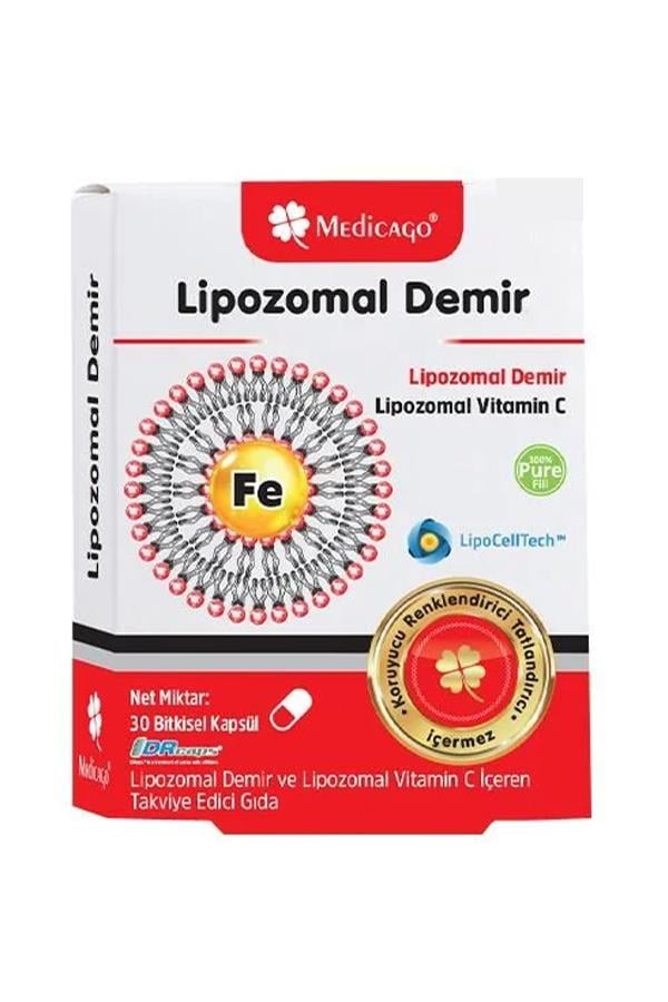 Medicago Liposomal Iron 30 Kapsül