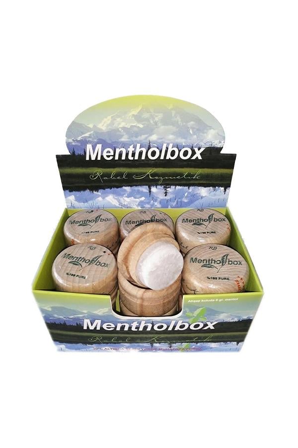 Mentholbox Nemlendirici Masaj Kremi (Migren Taşı) 12li Stant