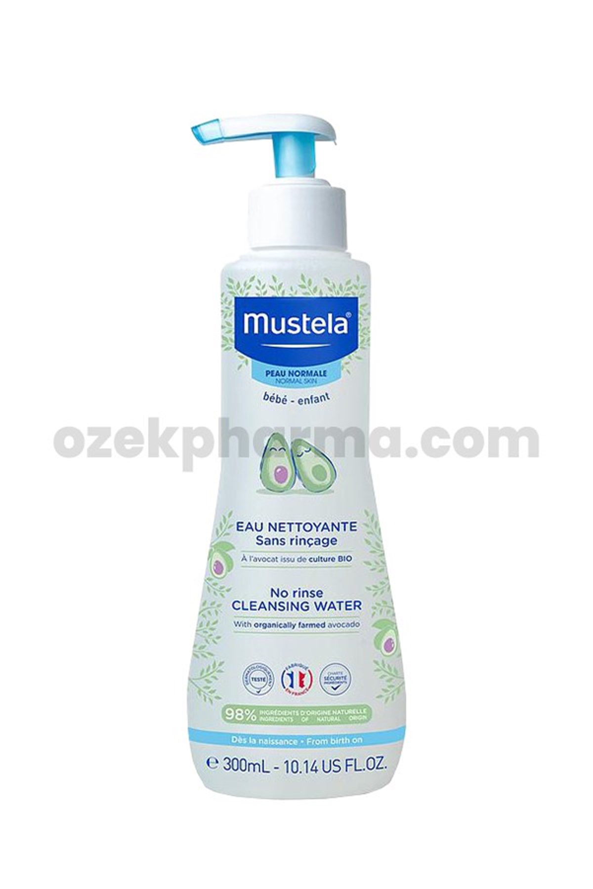 Mustela No Rinse Cleansing Water 300 ml-Durulama Gerektirmeyen Temizleme Sıvısı