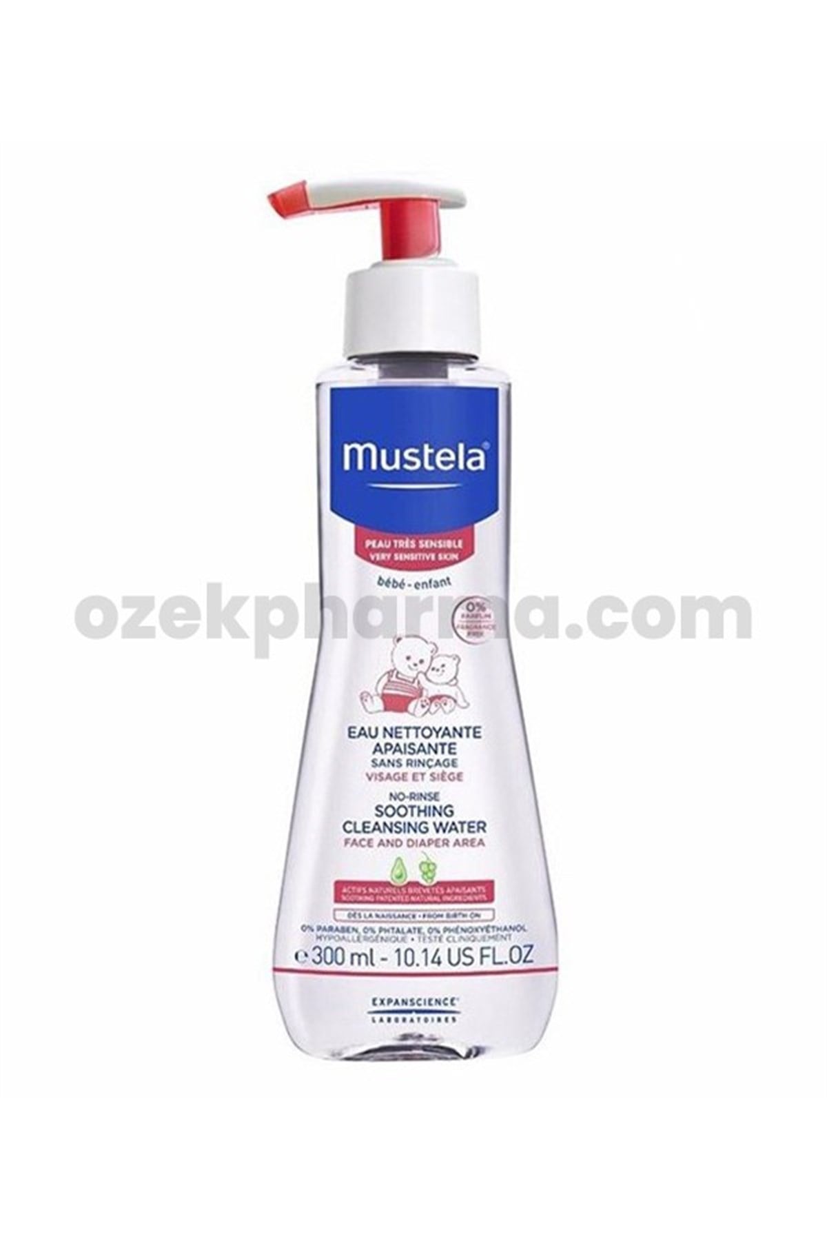 Mustela No Rinse soothing Cleansing Water 300 ml