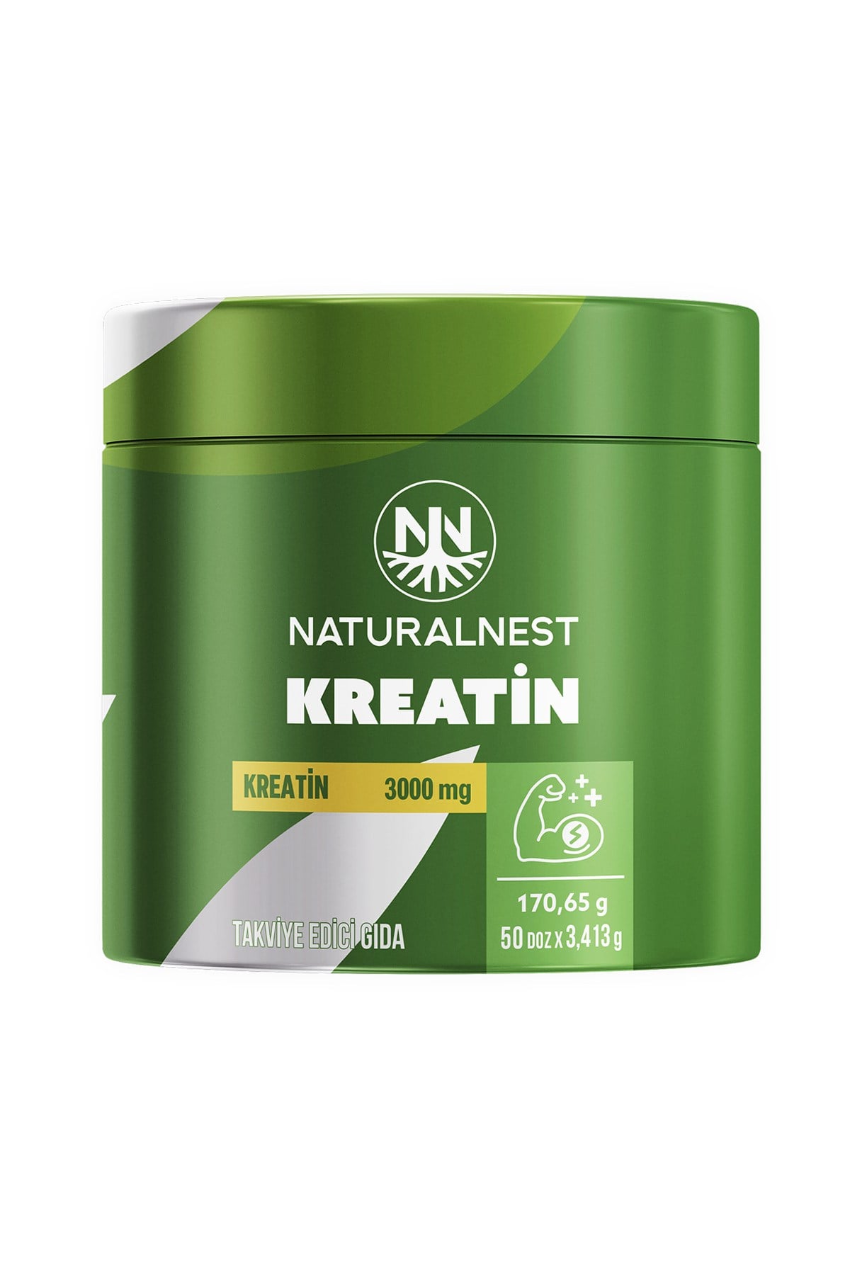 Naturalnest Kreatin Monohidrat Toz 3000 mg 170,65 gr