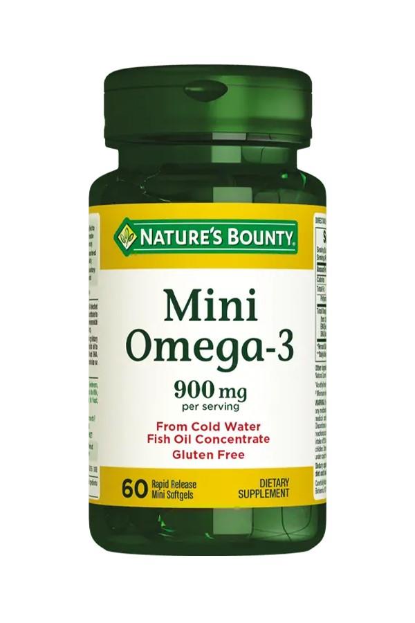 Nature's Bounty Mini Omega-3 900 mg 60 Softgel