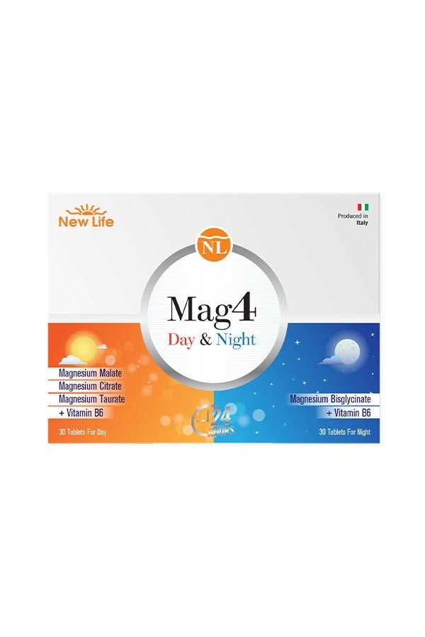 New Life Mag4 Day & Night Magnezyum 30x2 tab