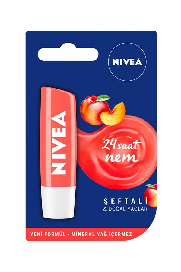 Nivea Peach Shine Dudak Bakım Kremi 4,8 gr