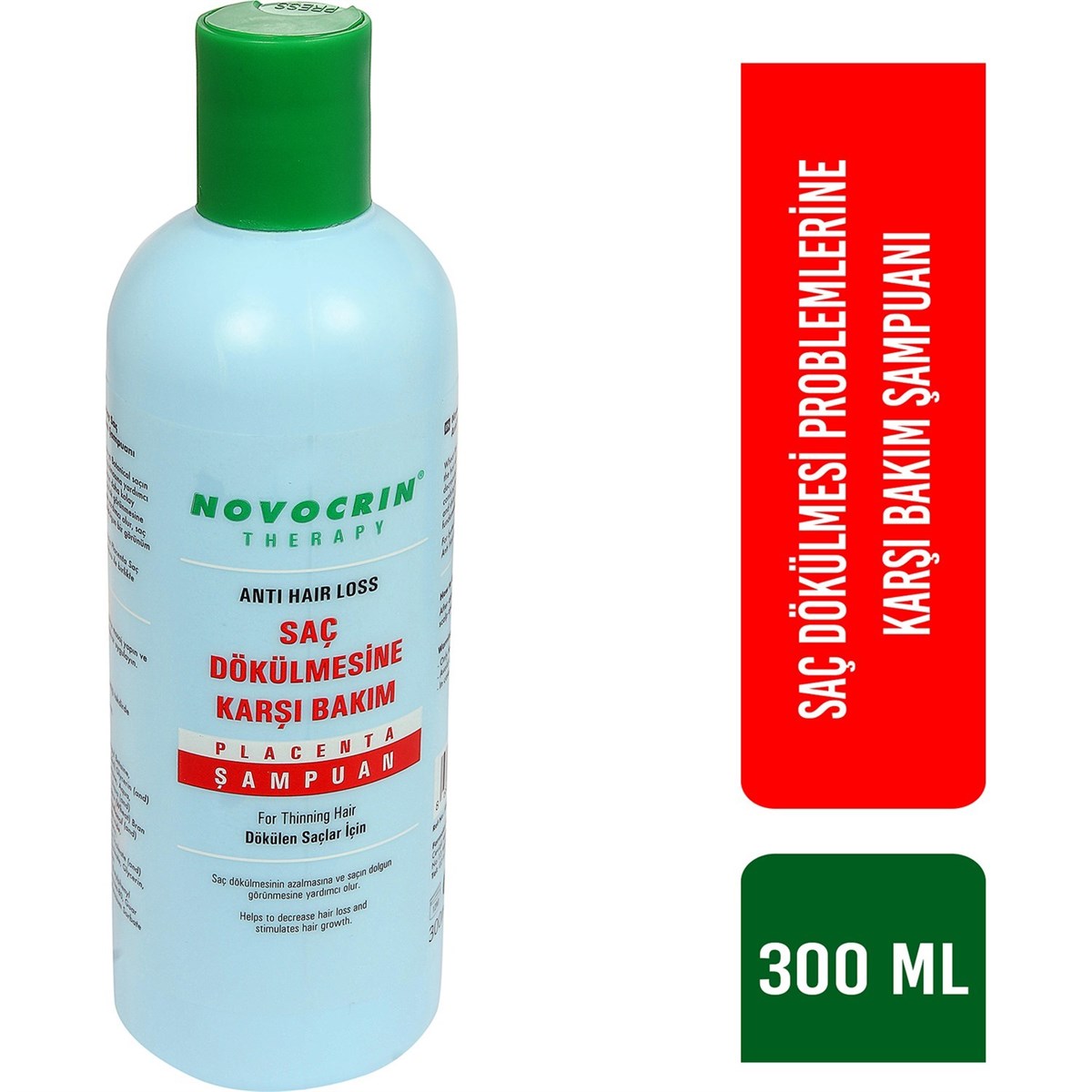 Novocrin Placenta Saç Dökülmesine Karşı Bakım Şampuanı 300 ml