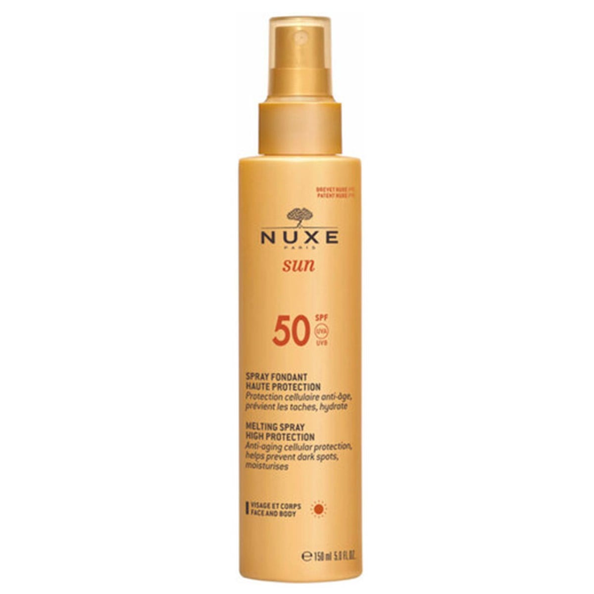 Nuxe Güneş Koruyucu Yüz ve Vücut Sütü Spf 50 150 ml