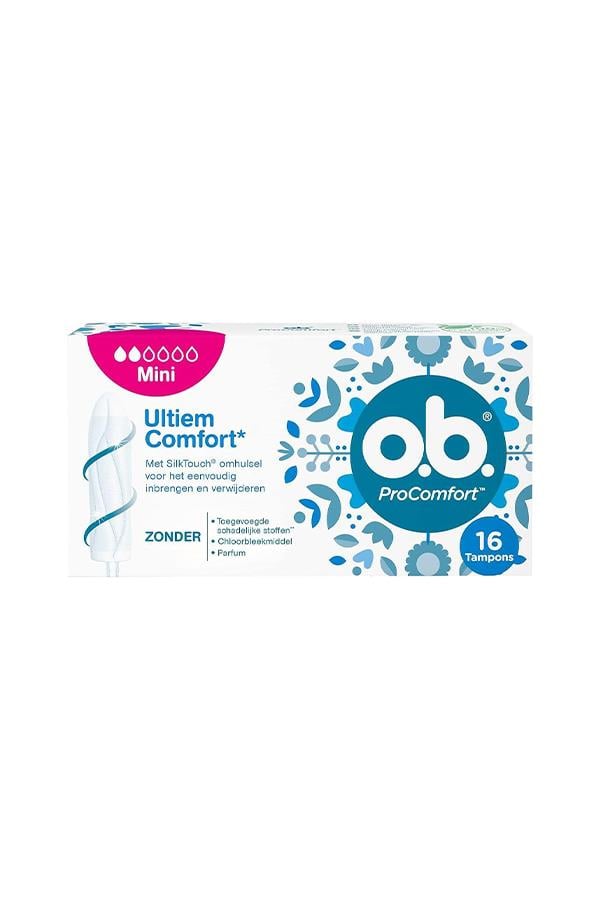 o.b Ultimate Comfort Tampon Mini 16'lı