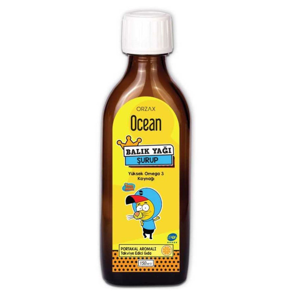 Ocean Balık Yağı Şurup Portakal Aromalı 150 ml