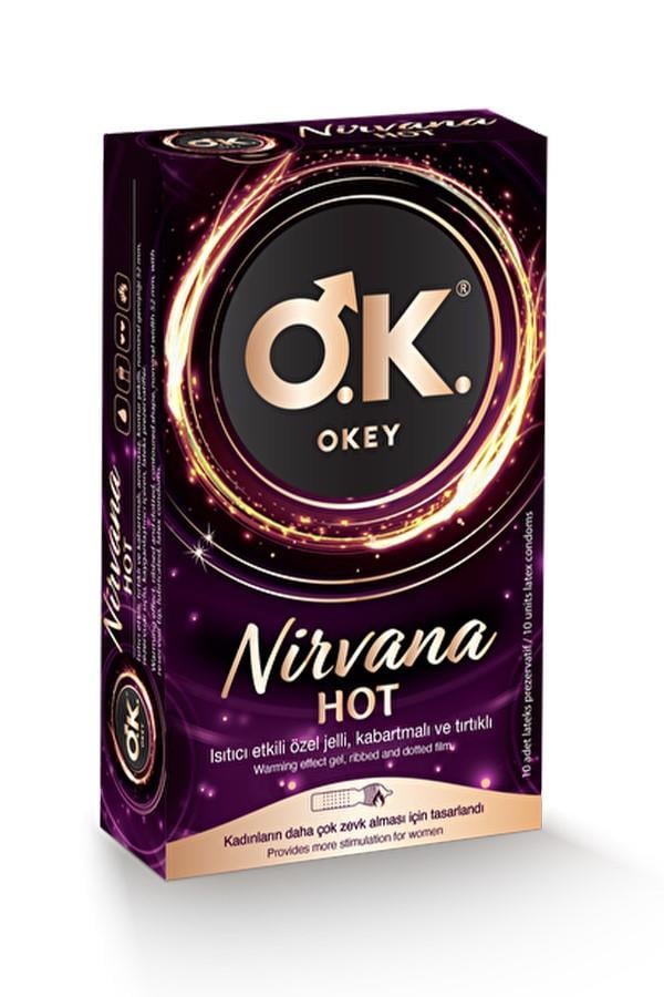 Okey Prezervatif Nirvana Hot 10'lu
