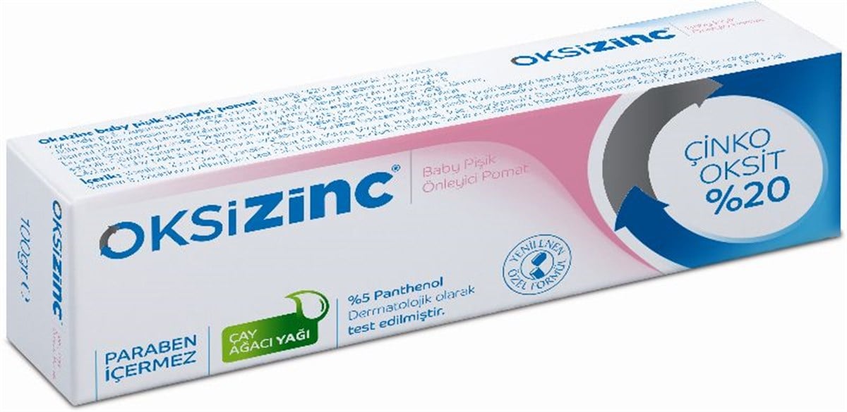 Oksizinc Baby %20 Pişik Önleyici Pomat 100 gr