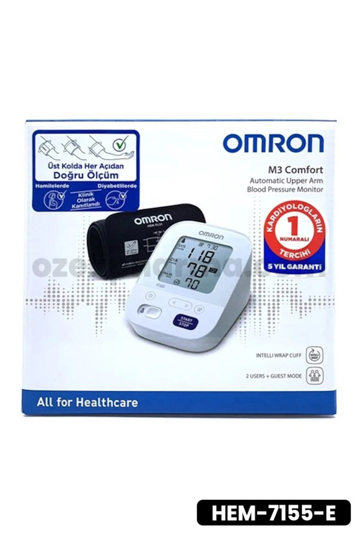 Omron M3 Comfort HEM-7155-E Tansiyon Aleti