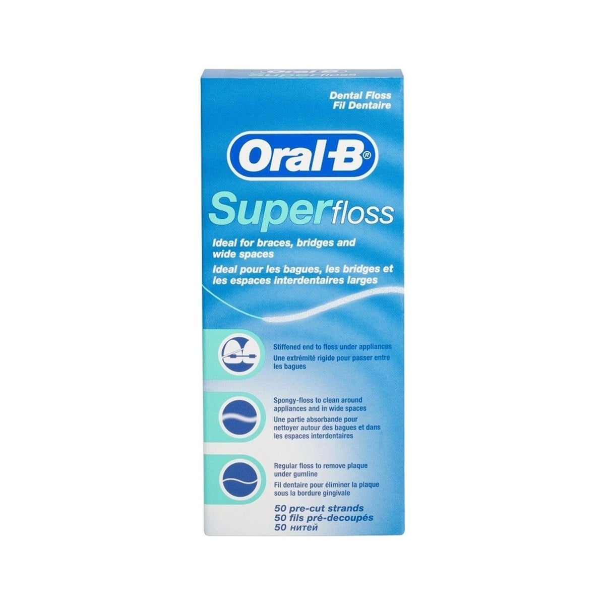 Oral-B Diş İpi Super Floss 50 Adet