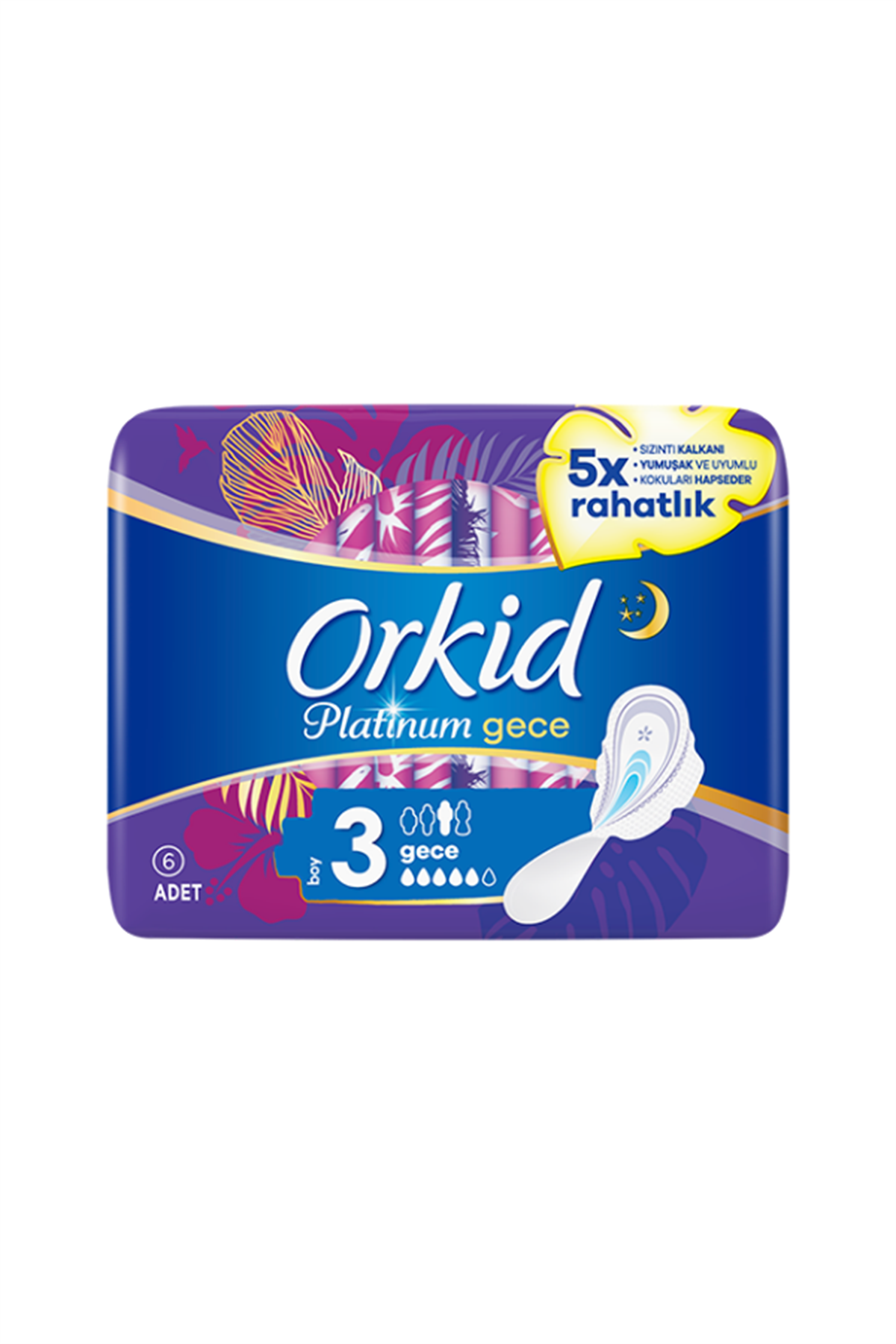 Orkid Platinum Gece Boy 3 6 Adet