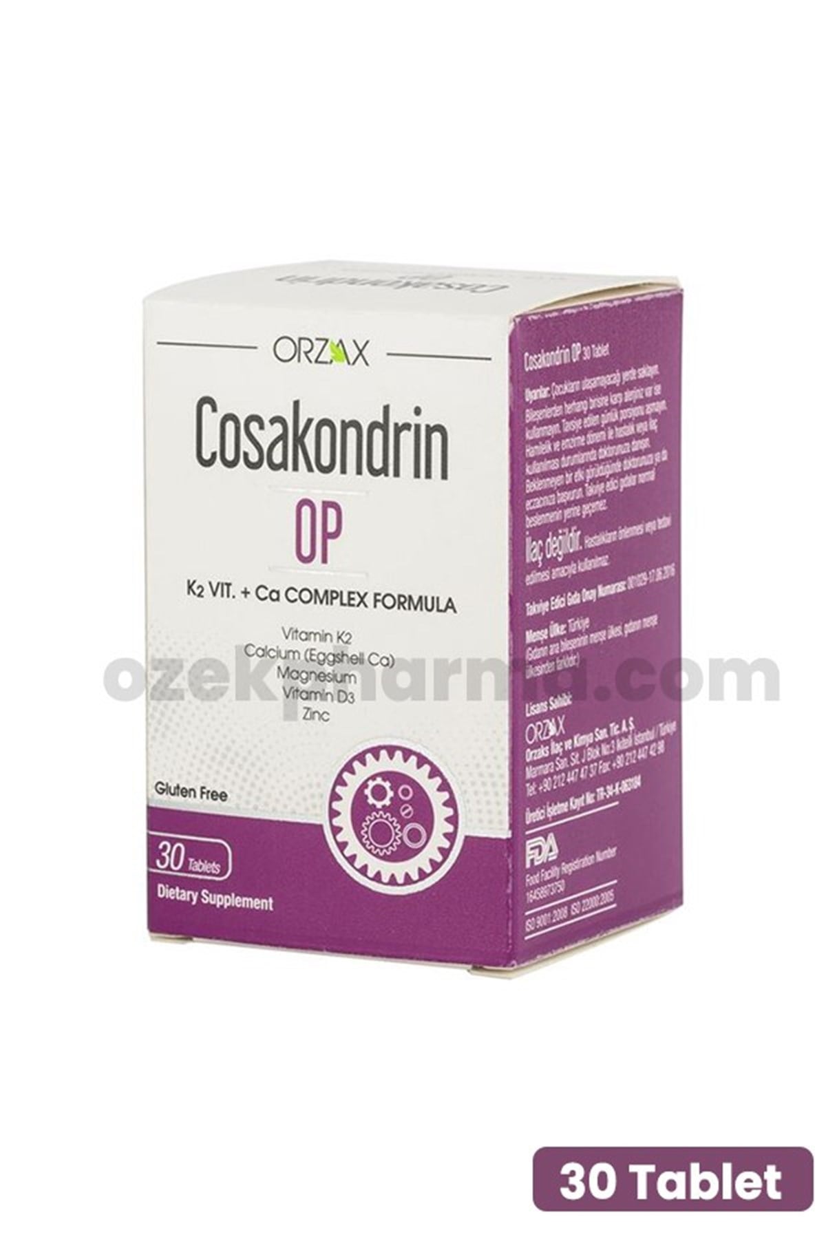 Orzax Cosakondrin OP 30 Tablet