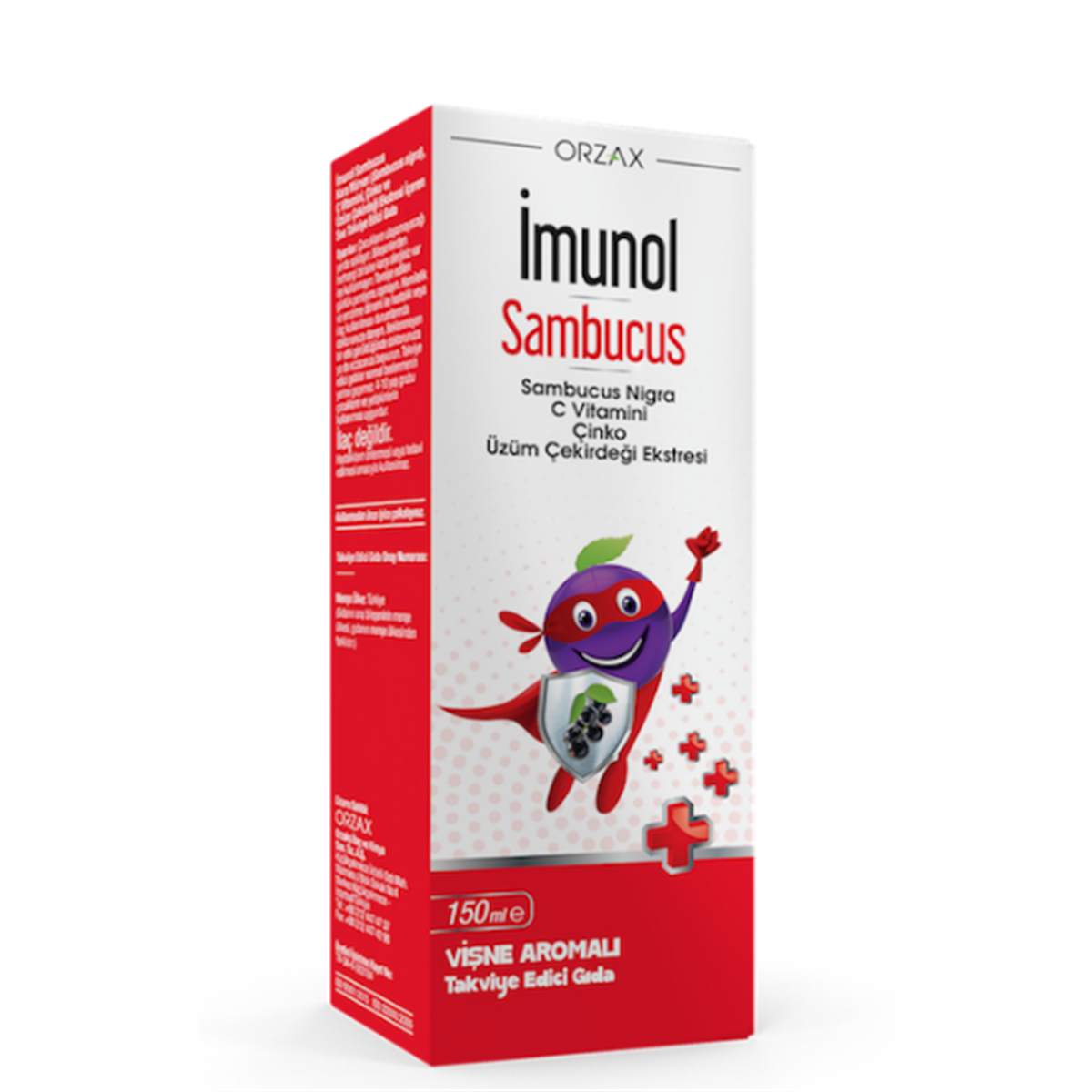 Orzax İMUNOL SAMBUCUS ŞURUP 150 ML
