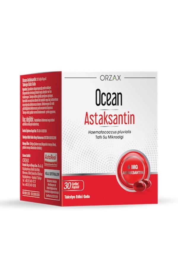 Orzax Ocean Astaksantin 30 Kapsül