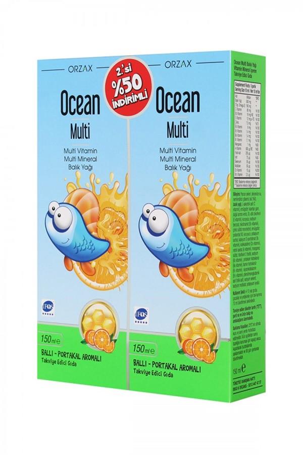 Orzax Ocean Multi Şurup 150 ml-2.'si %50 İndirimli